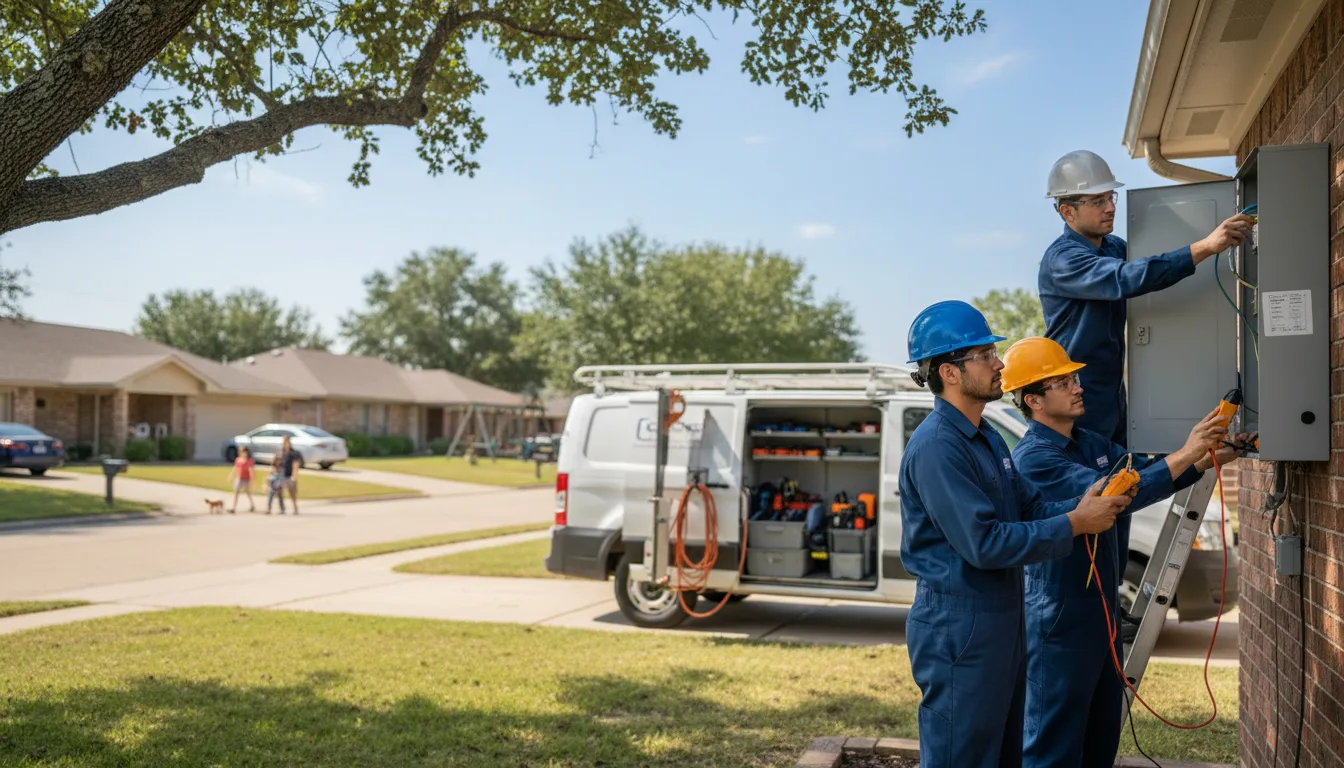 Certified electrician providing emergency electrical services in Keo, AR
